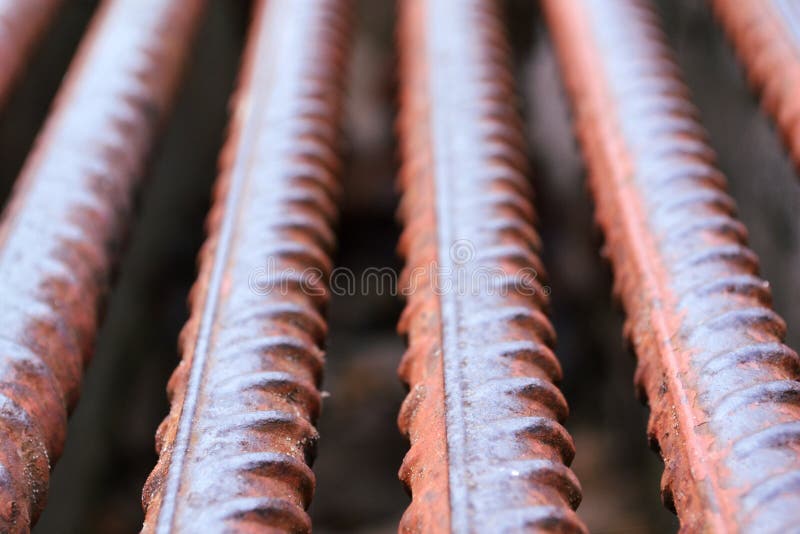 Rusty Steel Bars Background Stock Photo Image of industrial, built