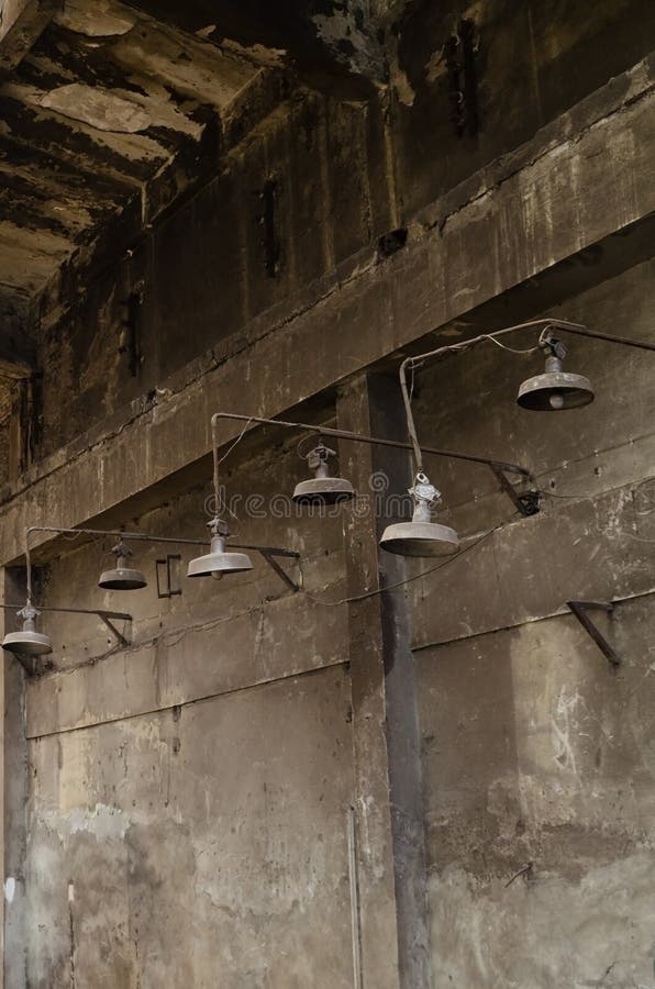 Rusty warehouse lamps stock photo. Image of grundge, warehouse 22995902