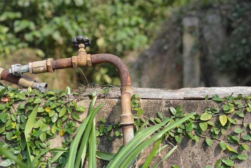 Rusty water tap stock photo. Image of metal, outdoor 67007752