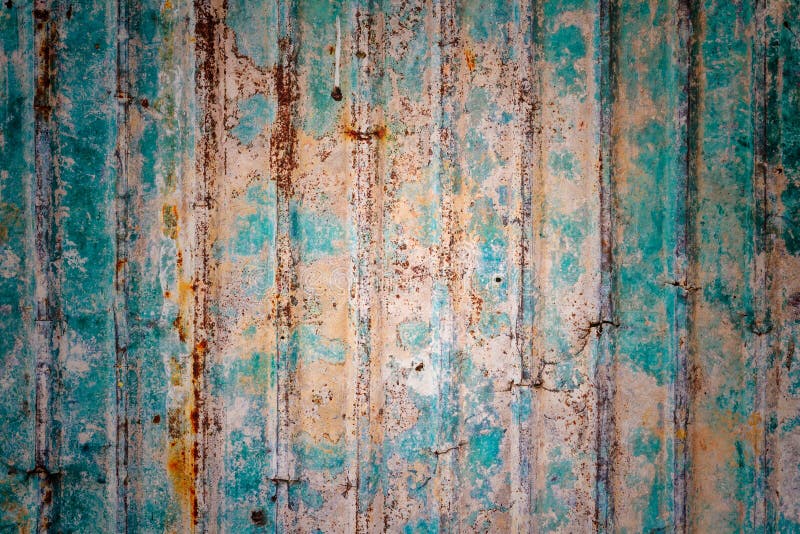 Rusty Zinc wall