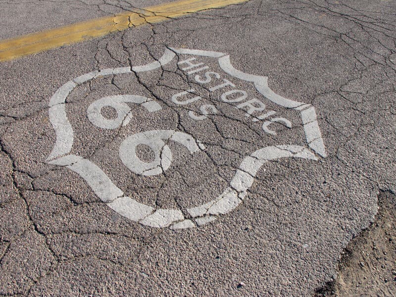 Route 66 near Oatman, Arizona. Route 66 near Oatman, Arizona