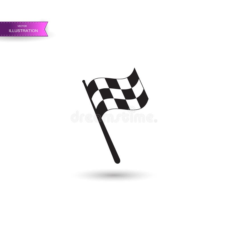 Rutig t?vlings- flaggasymbol Startande springa f?r f?r flaggaautomatisk och moto Tecken f?r seger f?r konkurrens f?r sportbil Avs vektor illustrationer Rutig t?vlings- flaggasymbol Startande springa f?r f?r flaggaautomatisk och moto Tecken f?r seger f?r konkurrens f?r sportbil Avs vektor illustrationer
