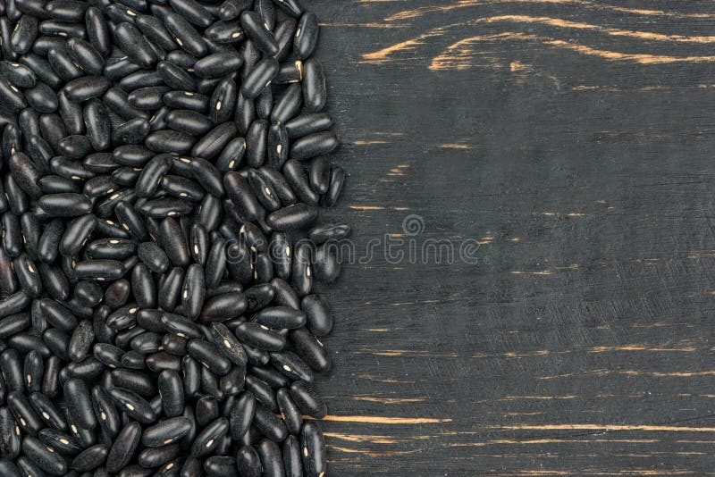 Ruwe Zwarte Bonen stock afbeeldingen