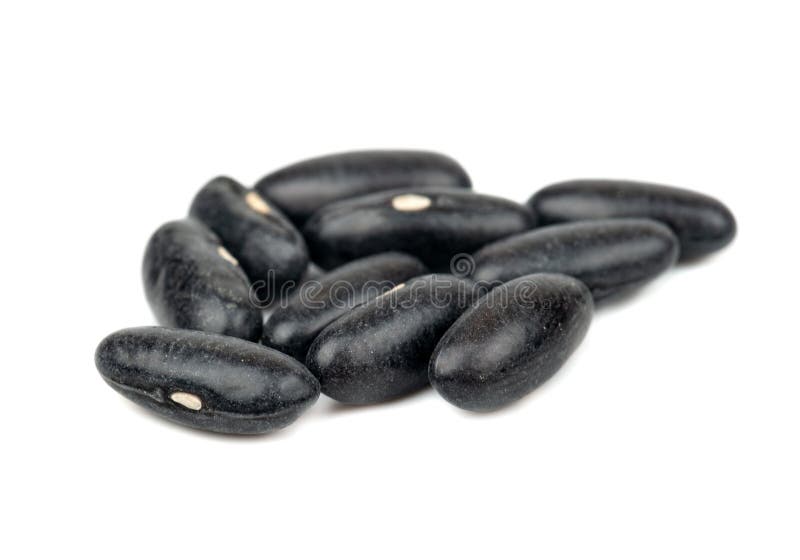 Ruwe Zwarte Bonen stock foto