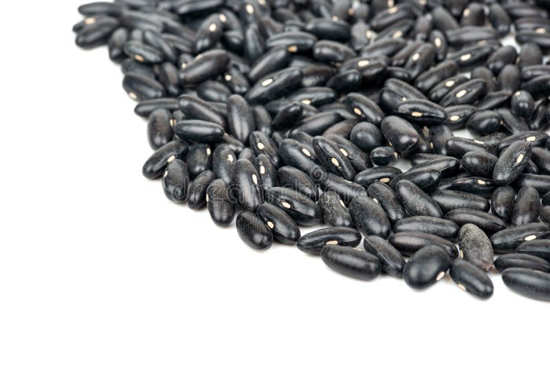 Ruwe Zwarte Bonen stock foto