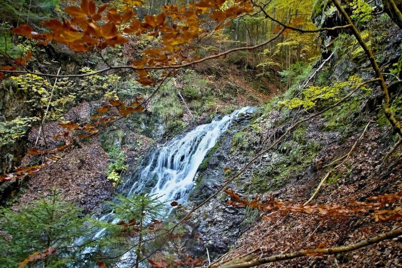 Ružomberok - Cutkovská dolina, Jamišné vodopády v Cutkovské dolině.