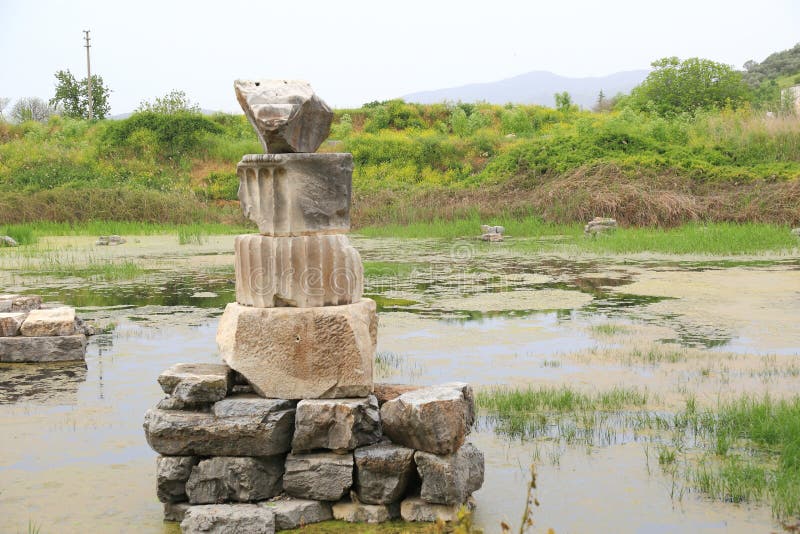 The Temple of Artemis was one of the Seven Wonders of the Ancient World, in Ephesus, Turkey. The Temple of Artemis was one of the Seven Wonders of the Ancient World, in Ephesus, Turkey.