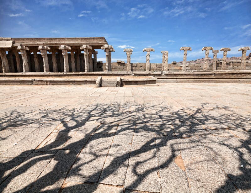 Ruïnes in Hampi stock afbeeldingen Ruïnes in Hampi stock afbeeldingen