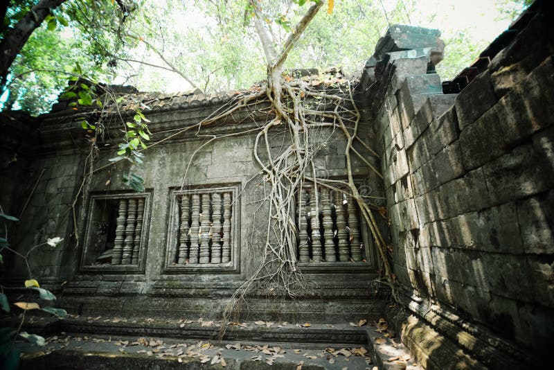Ruïnes van Beng Mealea royalty-vrije stock afbeelding Ruïnes van Beng Mealea royalty-vrije stock afbeelding