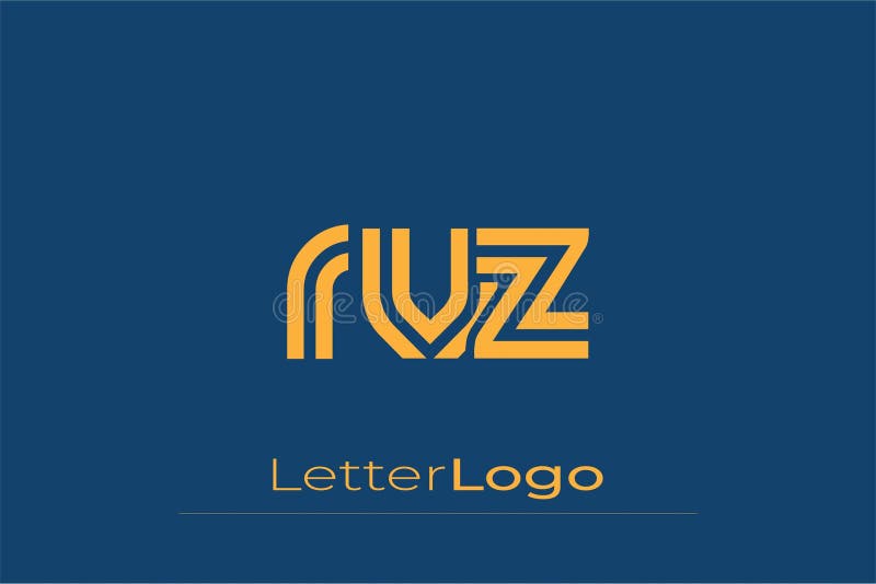 RVZ Creative Unique Modern Letter Logo Design. Elegant Monogram Logo Design with Decorative Elements and Typography. Rvz vectors
