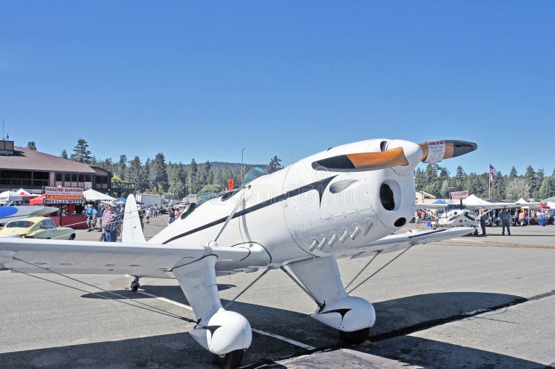 Ryan Experimental Airplane editorial photo. Image of lake 100428631