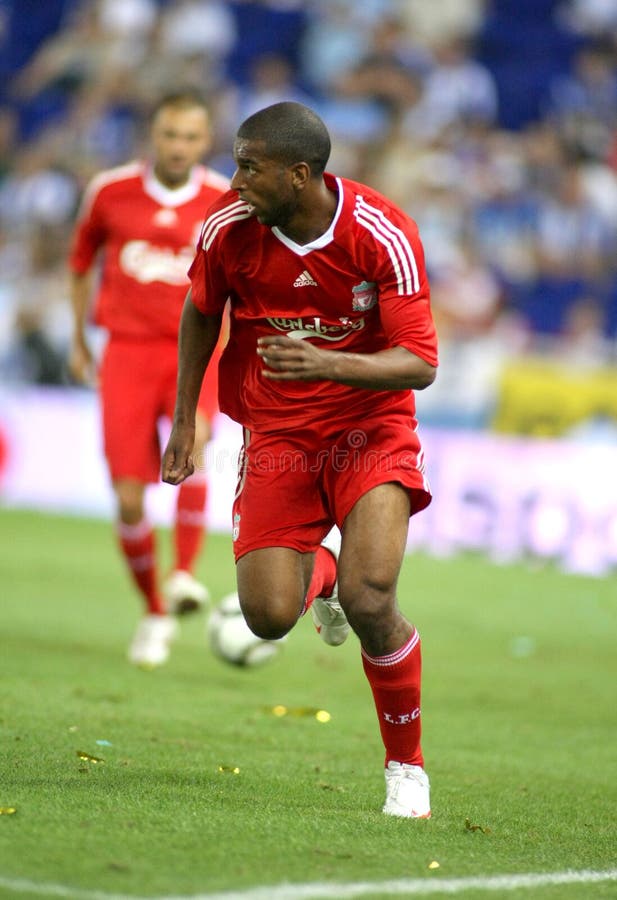 Ryan Babel von Liverpool FC lizenzfreie stockfotografie Ryan Babel von Liverpool FC lizenzfreie stockfotografie