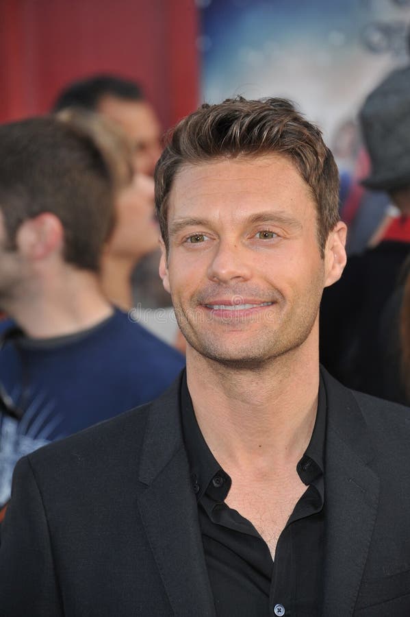 LOS ANGELES, CA - June 08, 2012: Ryan Seacrest at the world premiere of \"Rock of Ages\" at Grauman\'s Chinese Theatre, Hollywood..Picture: Paul Smith / Featureflash