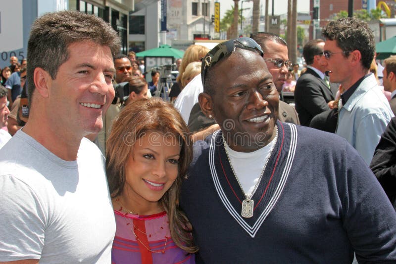Simon Cowell, Paula Abdul and Randy Jackson at the Ryan Seacrest Honored with a Star on the Hollywood Walk Of Fame, Hollywood Blvd, Hollywood, CA 04-20-05. Simon Cowell, Paula Abdul and Randy Jackson at the Ryan Seacrest Honored with a Star on the Hollywood Walk Of Fame, Hollywood Blvd, Hollywood, CA 04-20-05