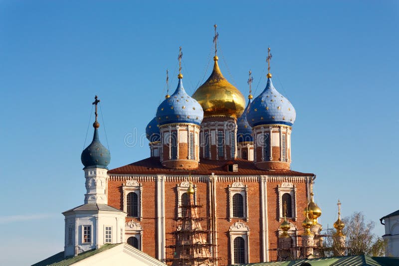 Ryazan Kremlin domes