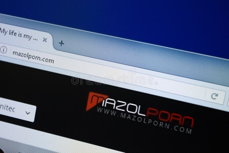 Mazolporn Com - Ryazan, Russia - August 26, 2018: Homepage of Mazol Website on the Display  of PC. Url - MazolPorn.com Editorial Photo - Image of page, home: 124792666