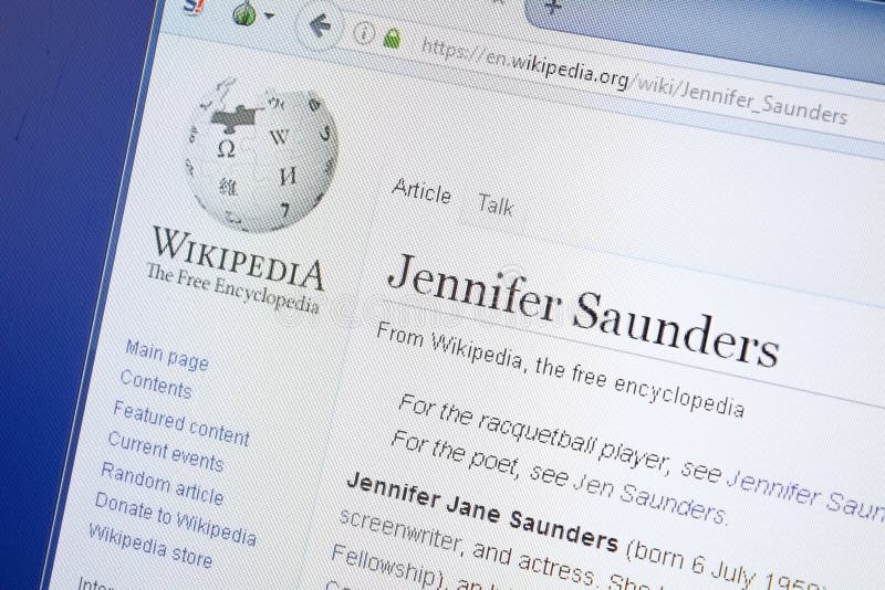 Jennifer Saunders - Wikipedia