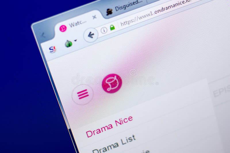 Ryazan, Russia May 27, 2018 Homepage of Ondramanice Website on the