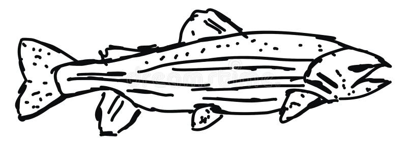 Rybowanie, ilustracja, wektor ilustracja wektor