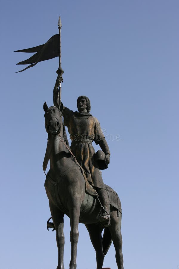 Statue of Diego Porcelos in Burgos, Spain. Count of Castile. European nobility. Statue of Diego Porcelos in Burgos, Spain. Count of Castile. European nobility.