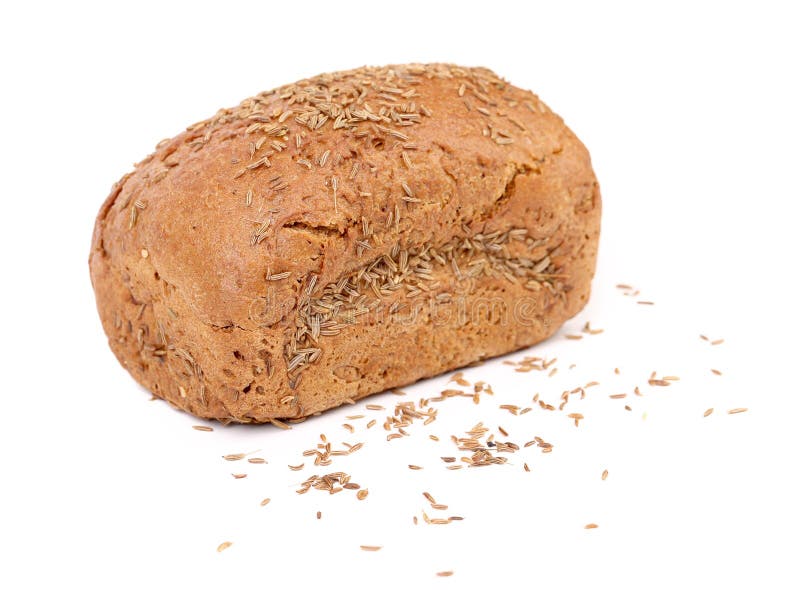 Rye Bread with Caraway Seed. Stock Photo Image of dark, organic 37046350