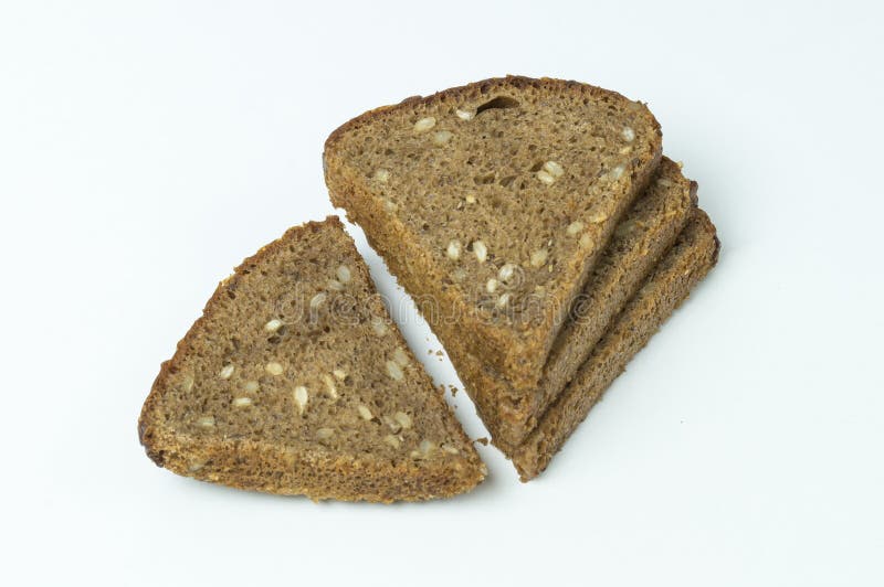 Rye Bread with Sunflower Flax Seeds Stock Photo Image of delicious