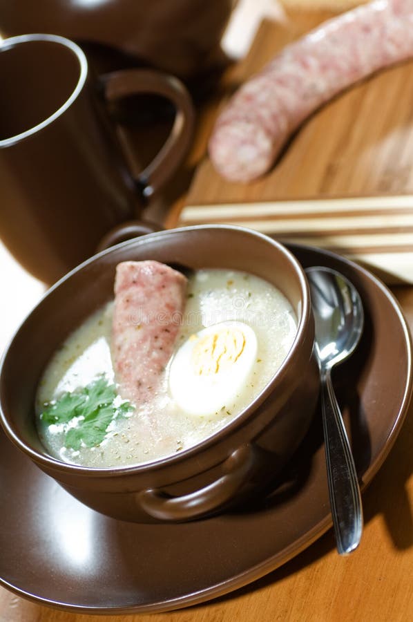 Rye soup stock image. Image of bread, food, soup, culinary 14412107