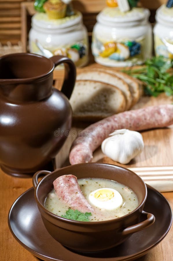 Rye soup stock photo. Image of plate, culinary, bread 14412366