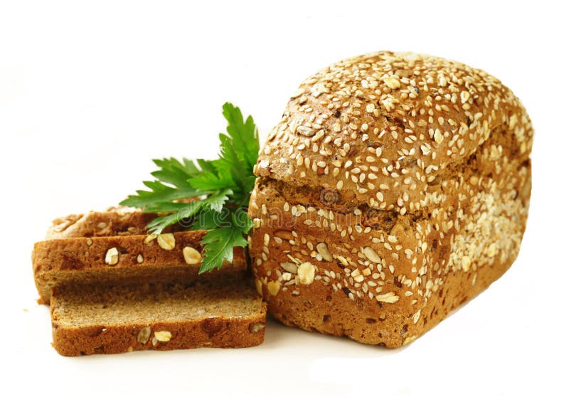 Rye wholemeal bread stock photo. Image of organic, wholegrain 93457724