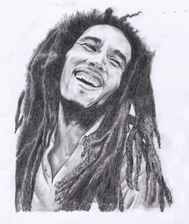 Rysowanie Portret Boba Marleya