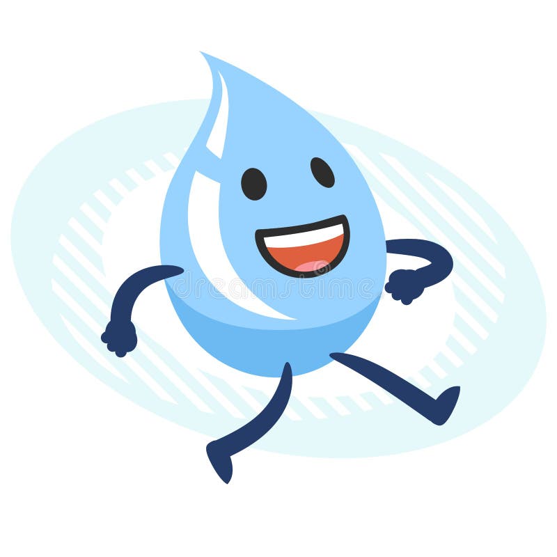 Rysownica wodna ilustracja wektor