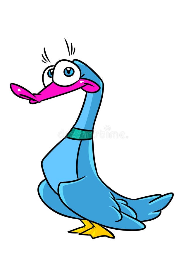 Rysunek ilustracyjny typu kack bird royalty ilustracja