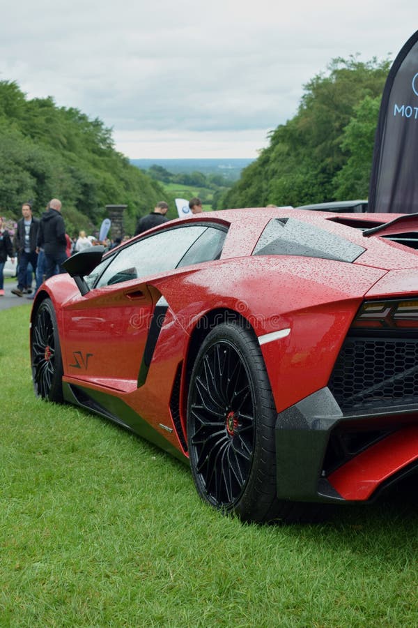 Rzadki Lamborghini Aventador SuperVeloce SV fotografia stock Rzadki Lamborghini Aventador SuperVeloce SV fotografia stock