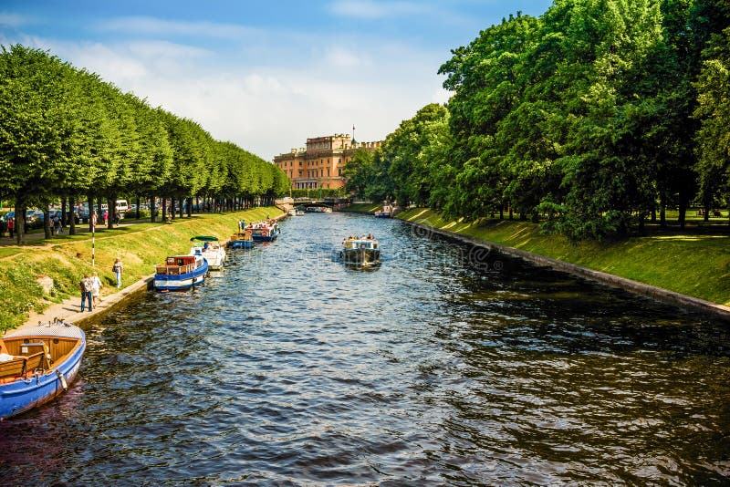 Rzeki i kanały w St. Petersburg. zdjęcie stock Rzeki i kanały w St. Petersburg. zdjęcie stock