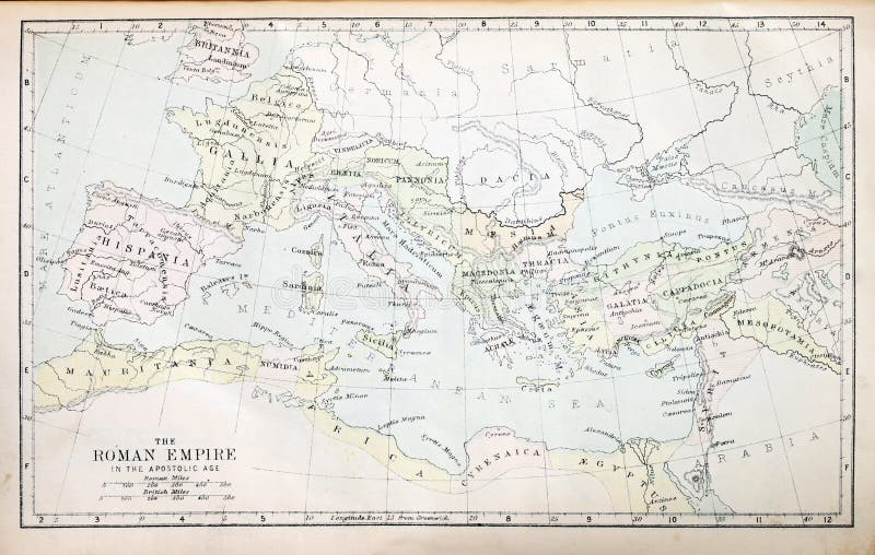 Rzymska imperium mapa