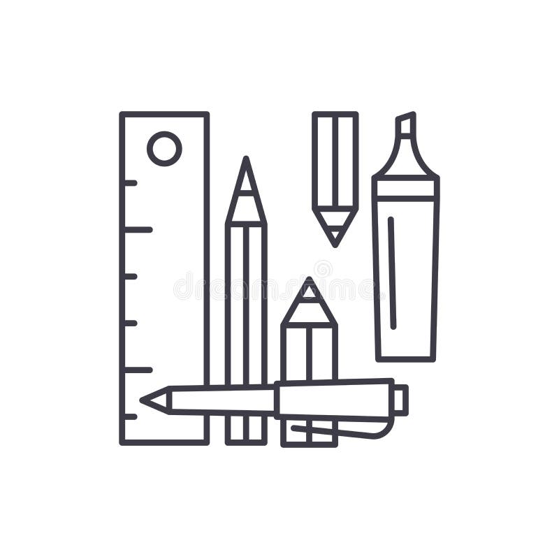 Räkna hjälpmedel fodra symbolsbegreppet Räkna den linjära illustrationen för hjälpmedelvektor, symbol, tecken vektor illustrationer Räkna hjälpmedel fodra symbolsbegreppet Räkna den linjära illustrationen för hjälpmedelvektor, symbol, tecken vektor illustrationer