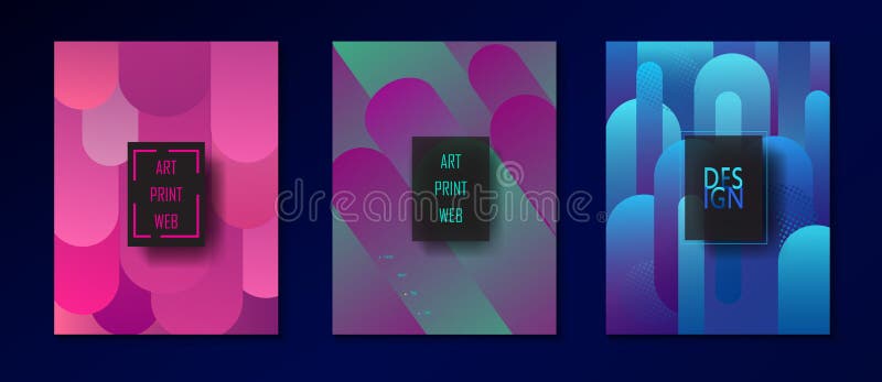 Räkning för popArt Print Web moderiktig broschyr. Räkning för advertizingbroschyr, baner, affisch, reklamblad, kupong, gåvakortdesign Modern Art Minimalist stil Geometrisk dynamisk formbakgrund vektor för illustration för affärsdollareuro Mall för rosa färgfärgaffisch En äldre man med många shoppingpåsar i hans hand