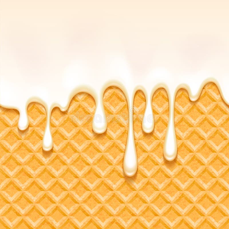 Rån- och vaniljkräm - vektorbakgrund vektor illustrationer