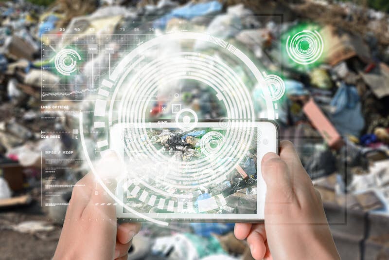 Réalité augmentée de Smart Device VR Virtual Overlay photo stock Réalité augmentée de Smart Device VR Virtual Overlay photo stock