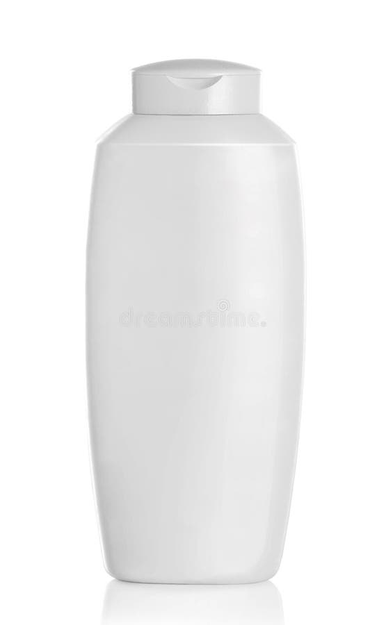Récipient en plastique blanc pour le produit cosmétique image stock Récipient en plastique blanc pour le produit cosmétique image stock