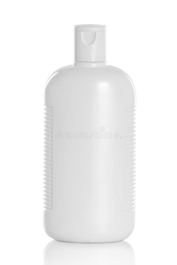 Récipient en plastique blanc pour le produit cosmétique image libre de droits Récipient en plastique blanc pour le produit cosmétique image libre de droits