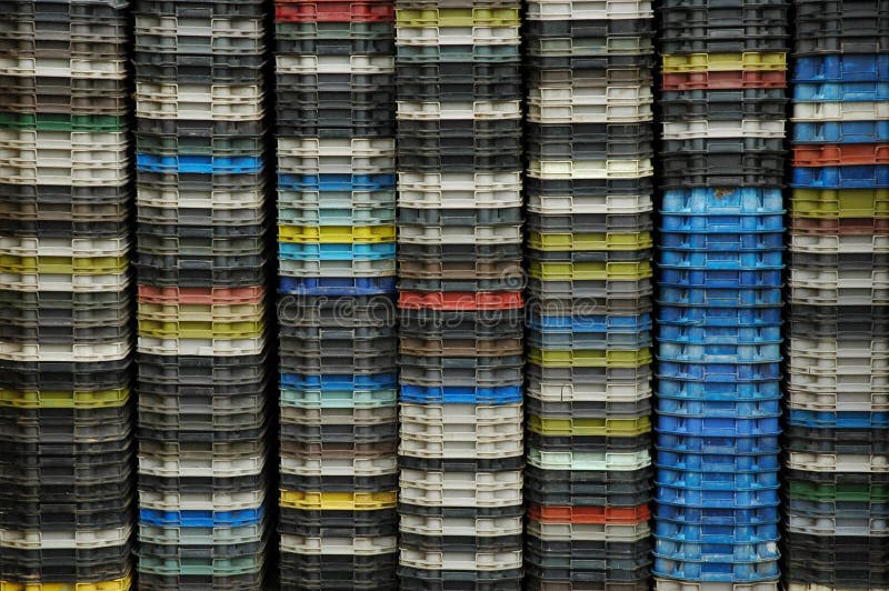 Récipients en plastique image stock Récipients en plastique image stock