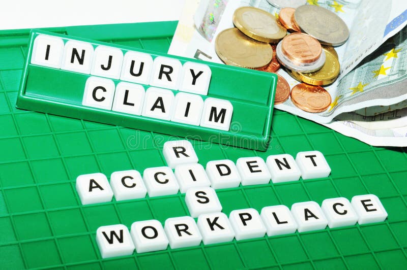 Réclamation de blessures image stock Réclamation de blessures image stock