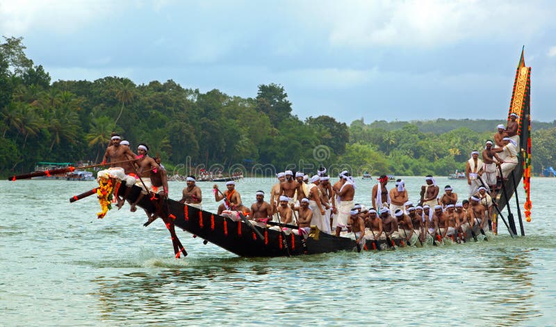 Régates de serpent du Kerala photo libre de droits Régates de serpent du Kerala photo libre de droits