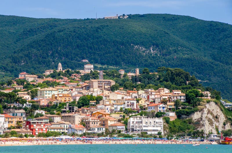 Région De La Marche Numana Ancona Italie Photo stock Image du