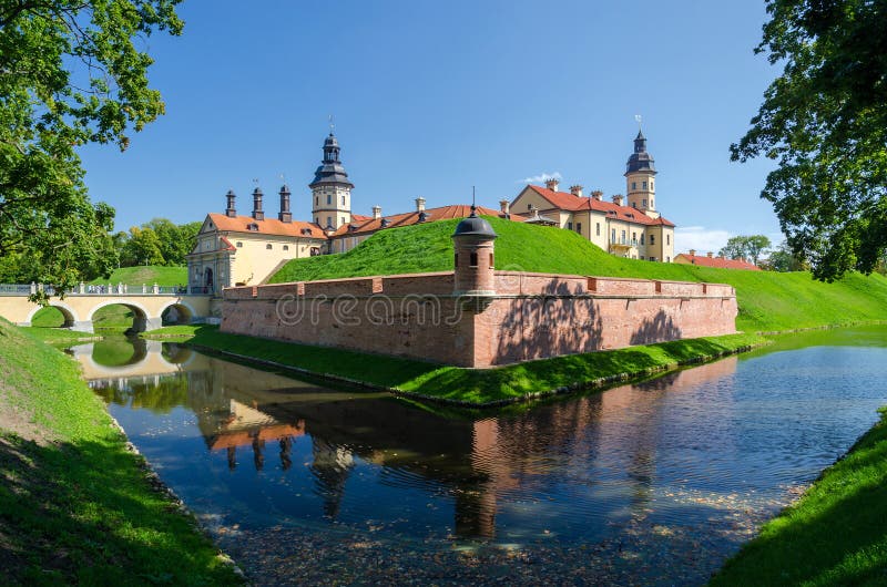 Région du Belarus, Minsk, château de Nesvizhsky photo stock Région du Belarus, Minsk, château de Nesvizhsky photo stock