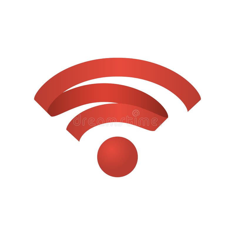 Réseau sans fil d'icône de Wifi illustration de vecteur Réseau sans fil d'icône de Wifi illustration de vecteur