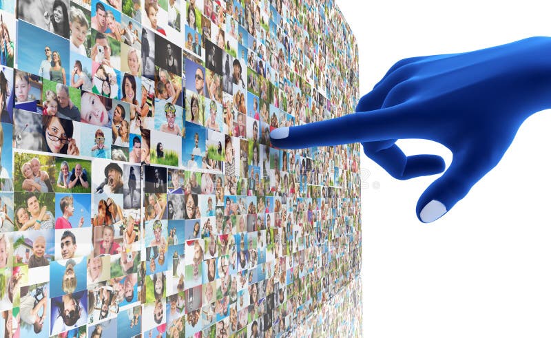 Réseau social de medias. images stock Réseau social de medias. images stock
