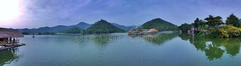 Réservoir de wong de khaow de Huub photographie stock Réservoir de wong de khaow de Huub photographie stock