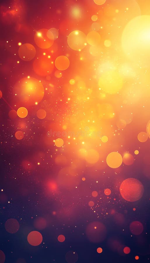 Résumé Festif Contexte Soft Peach Coral Lights Bokeh Effet Fête Fête Fête illustration libre de droits